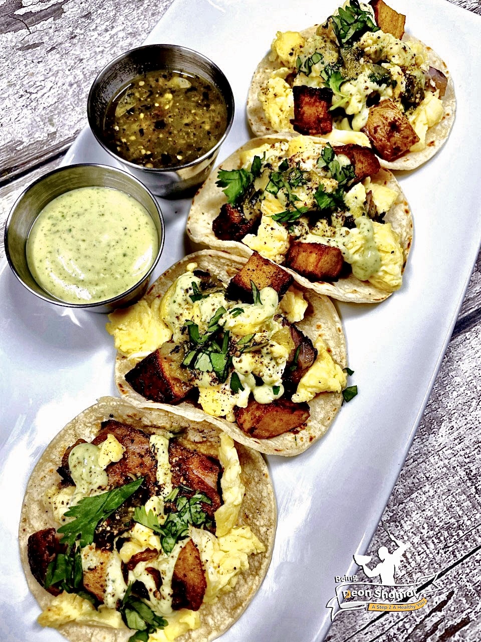 Steak & Egg Breakfast Tacos